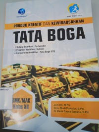 PRODUK KREATIF DAN KEWIRAUSAHAAN TATA BOGA KELAS XII