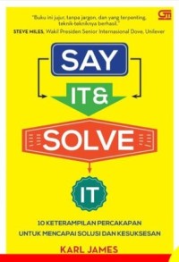 Image of SAY IT & SOLVE IT